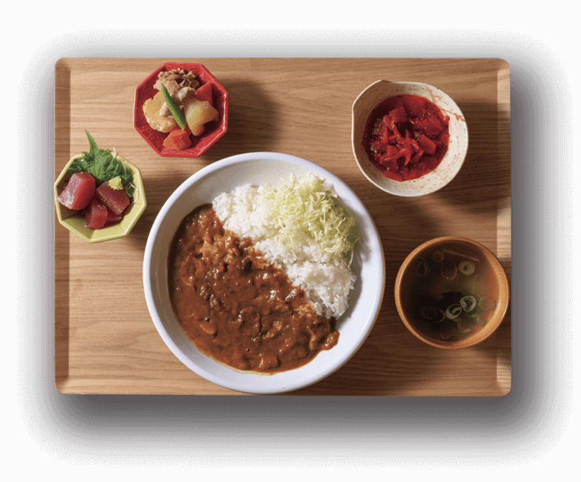 カレーライス定食